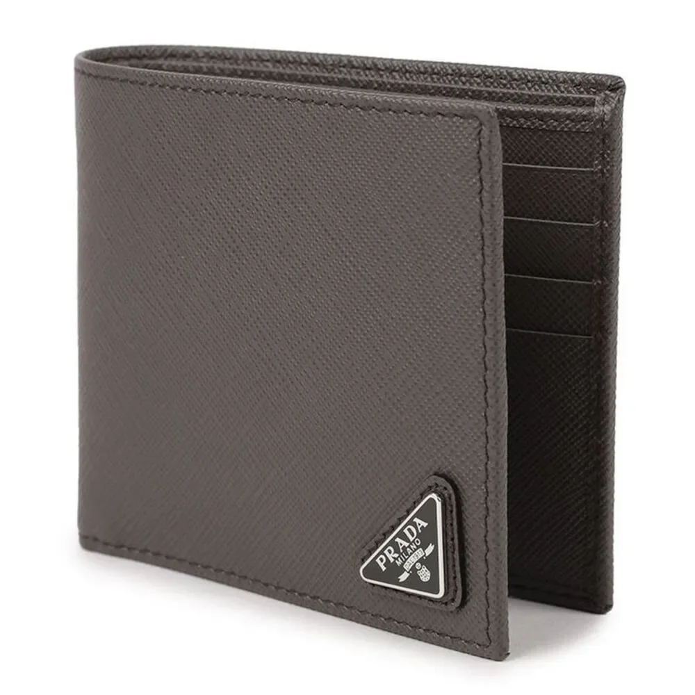 Saffiano Leather Bifold Wallet